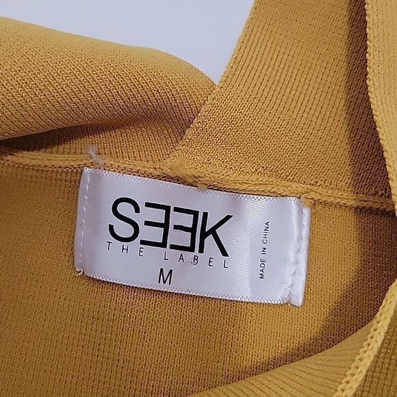 Seek The Label Mustard Yellow Crop Top - Picture 9 of 10